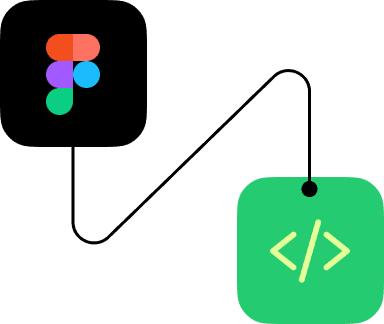 Figma design handoff flowing into live browser code