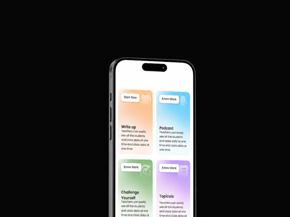 Gurushala low-bandwidth learning interface
